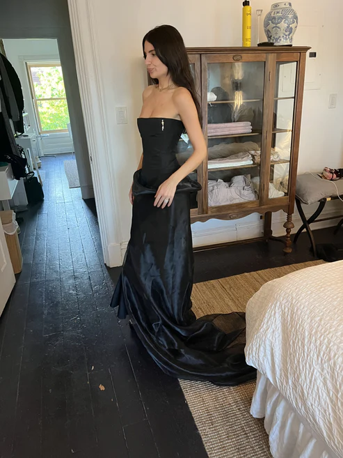 Charming Black Prom Dress, Black Evening Dress fg6511