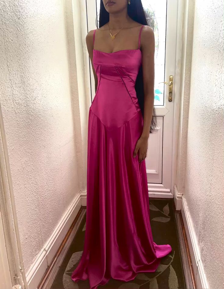 Hot Pink Prom Dress Formal Evening Gowns fg6905