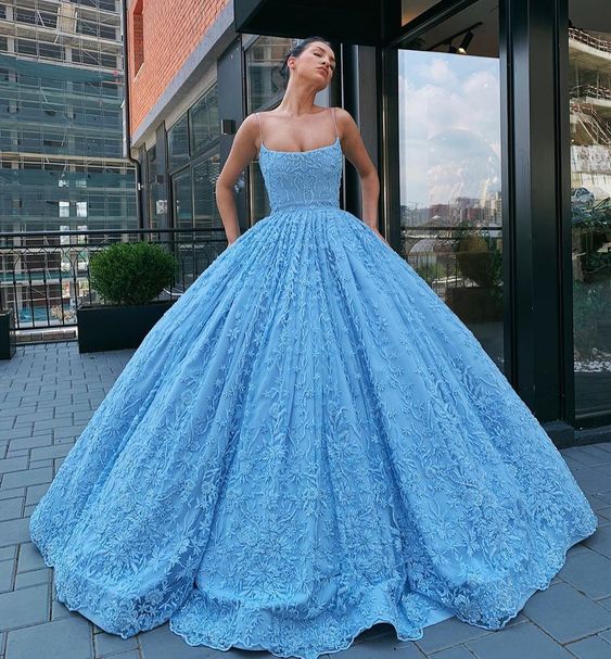 Blue Prom Dress,Charming Evening Dress,Prom Dresses cg13600
