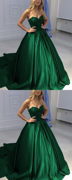emerald green prom dresses off the shoulder ball gown cg14982