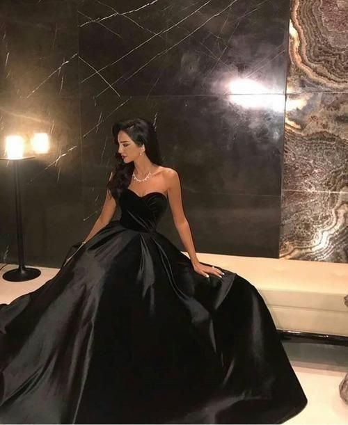 Sleeveless Black Prom Dress with Velvet Bodice Prom Dresses cg16334
