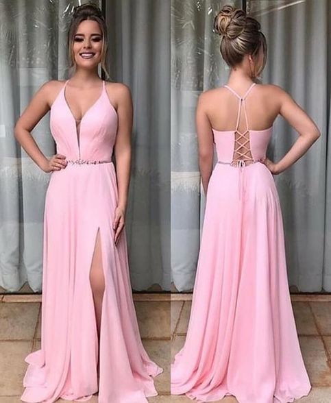 new peom dress pink Prom Dresses cg16338