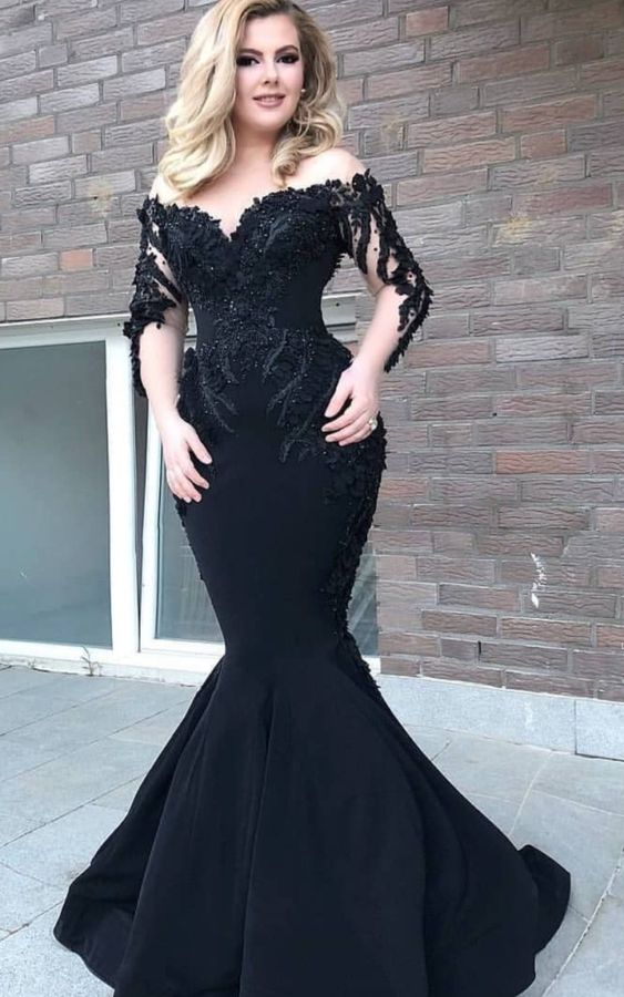Affordable Evening Gowns black prom dress cg7699
