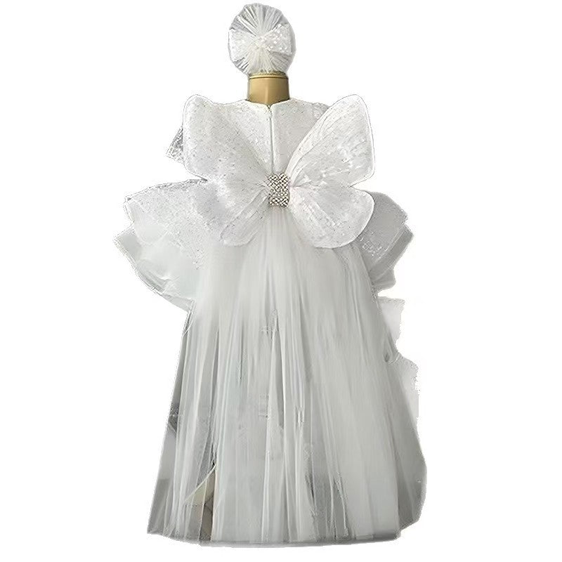 Luxury Princess Girl Gown Kids Birthday Wedding Party Dress J592