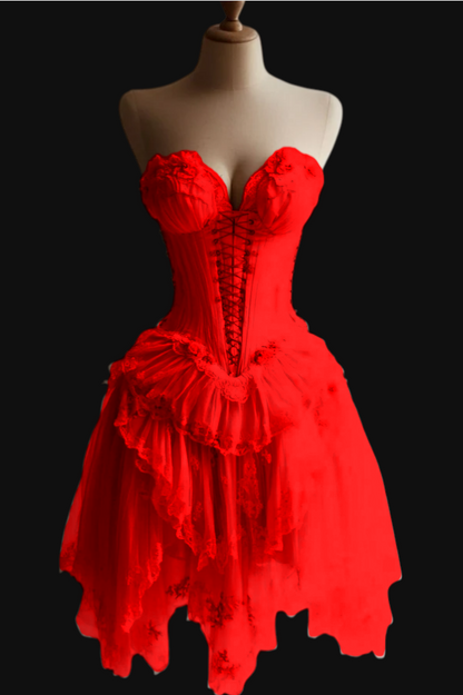 Retro Ivory Lace Dress Sexy Short Party Dress Homecoming Dress    fg7222