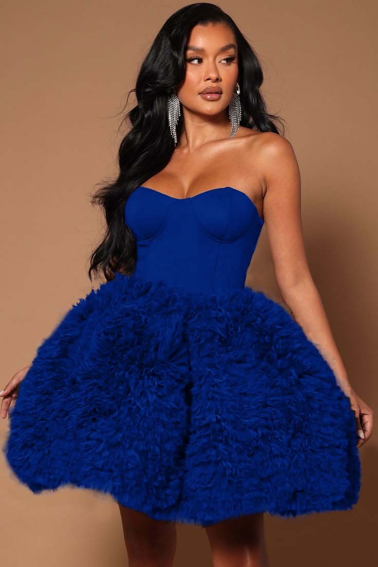 Black Strapless Sleeveless Short Homecoming Dress With Tulle HC0180