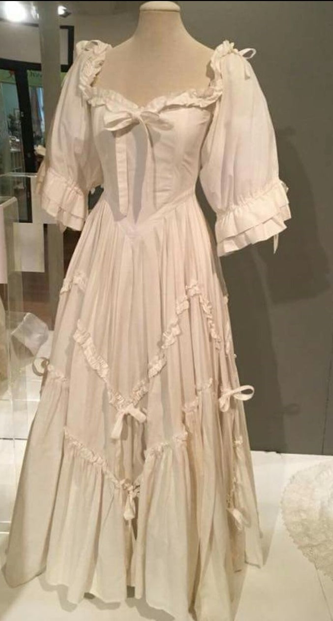 Ivory White Vintage Elegant Long Chiffon Ball Gown Evening Dress Bridesmaid Dresses gh4104