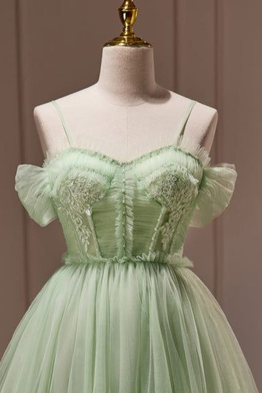 Tulle Off the Shoulder Sleeveless A Line Short Homecoming Dress HC0133