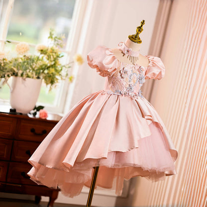 Elegant Flower Girl Dress Princess Birthday Party Formal Gown J825