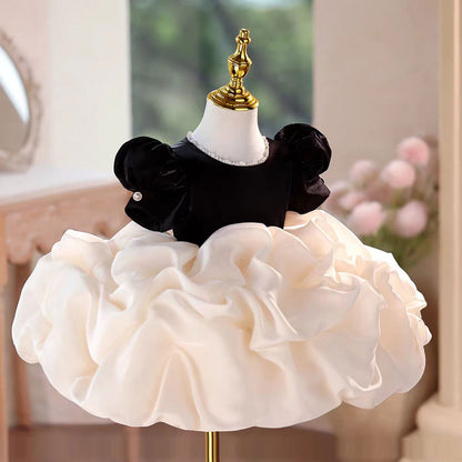 Elegant Knee Length Princess Party Girl Dress J560