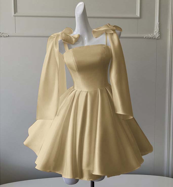 Straps Sleeveless Short A Line Homecoming Dress With Ruffles HC0162