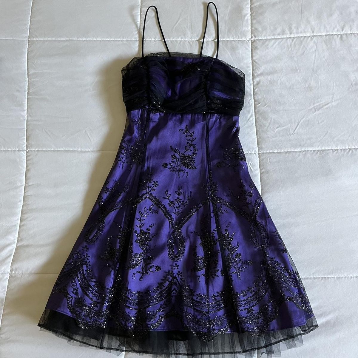 zelldressess--Beige/Purple/Red Retro Fashion Unique Short chiffon Homecoming Dress Birthday Outfit gh5613