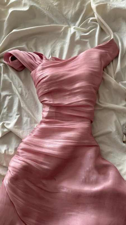 Pink Prom Dresses Evening Party Dress    fg7351