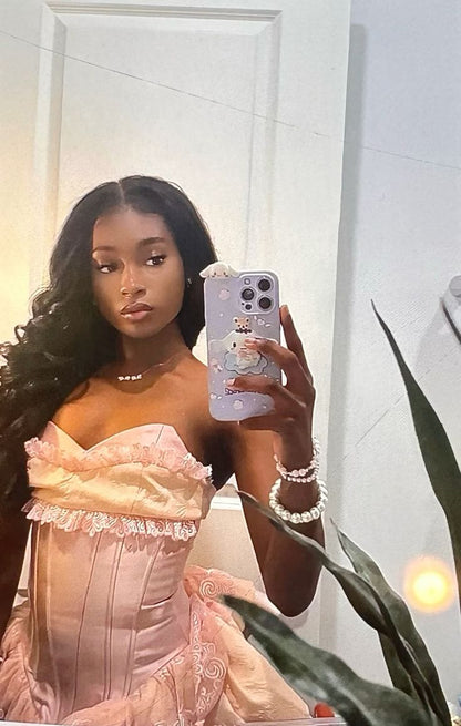 Pink Strapless Birthday Dress Pink Homecoming Dress Short Party Dress    fg7713