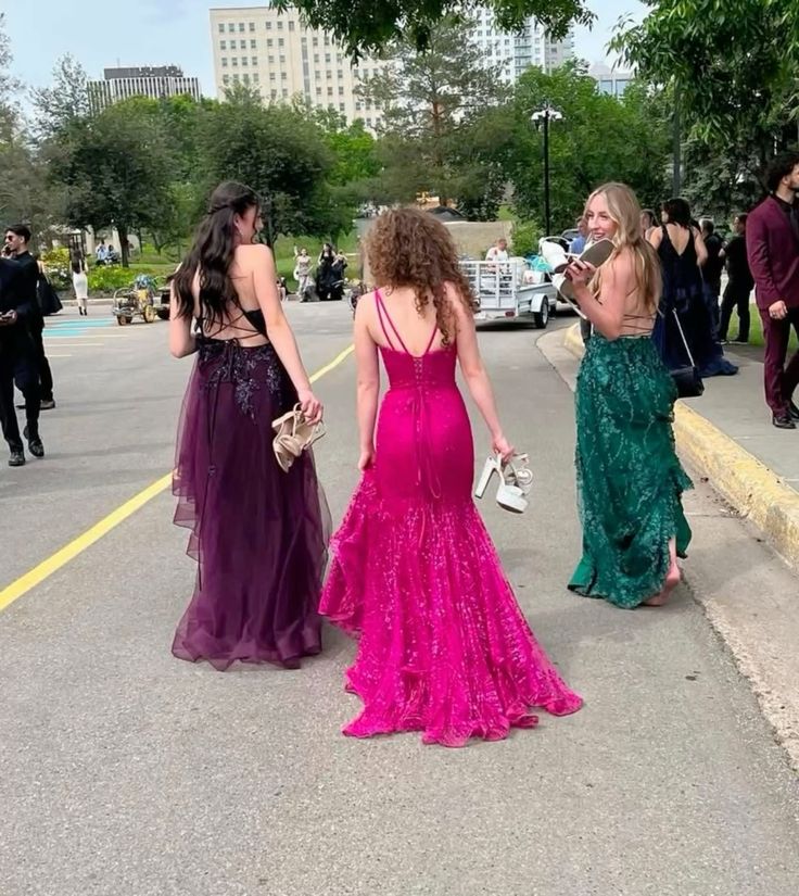 Sexy Mermaid Hot Pink Prom Dress New Arrive Long Party Dress Evening Dress   fg7966