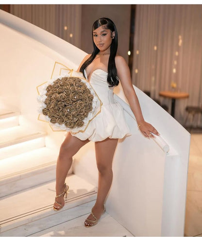 A Line White Homecoming Dress Short Evening Dress Cocktail Dresses Short Party Dress   fg7930