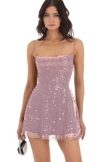 Chic Black Spaghetti Strap Sleeveless Short Homecoming Dress With Beadings HC0015