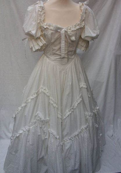 Ivory White Vintage Elegant Long Chiffon Ball Gown Evening Dress Bridesmaid Dresses gh4104