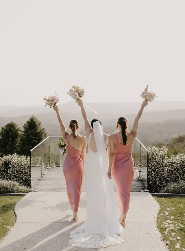 Gentle Sheath One Shoulder Pink Satin Long Bridesmaid Dress Evening Dress SH3200