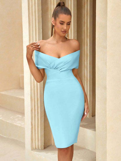 Sleeveless Off the Shoulder Strapless Short Homecoming Dress HC0136