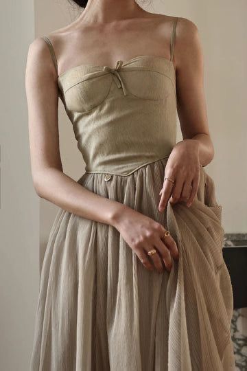 zelldressess--Custom-made spaghetti strap long simple tulle bridesmaid dress gh5710