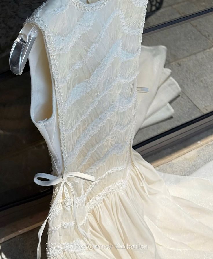 Simple A Line Round Neck Light Apricot Lace Chiffon Party Dress Outfits SH4259