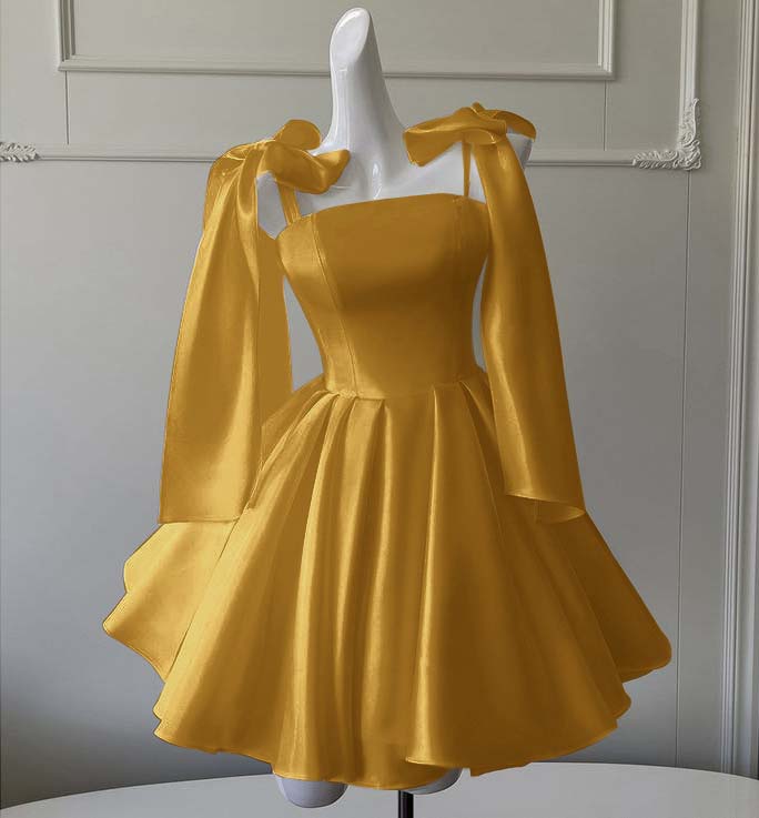 Straps Sleeveless Short A Line Homecoming Dress With Ruffles HC0162