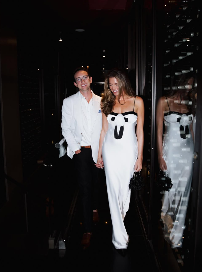 Simple Sheath Spaghetti Strap Flower White Satin Evening Dress Party Dress SH2687