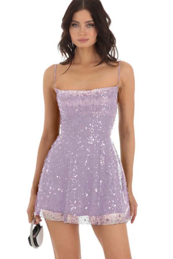 Chic Black Spaghetti Strap Sleeveless Short Homecoming Dress With Beadings HC0015