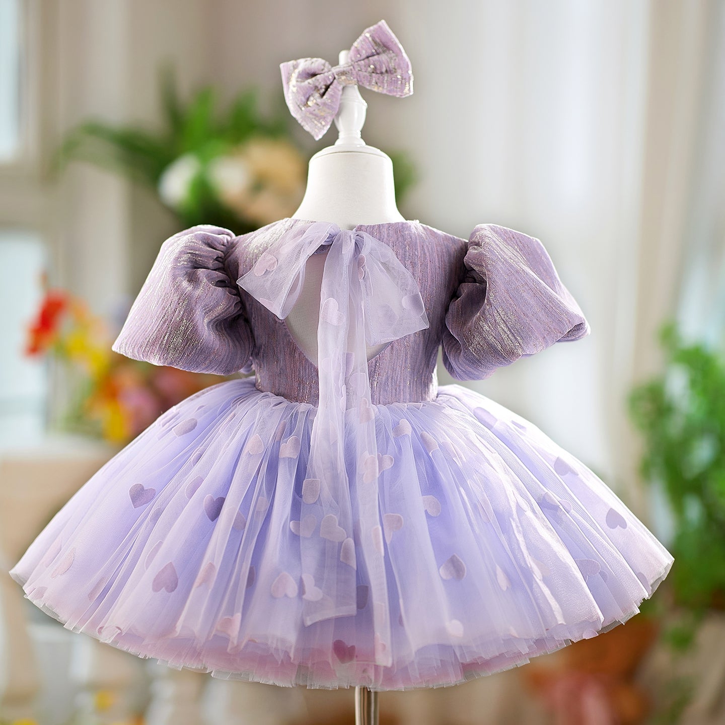 Caramel Princess Flower Girl Dress Knee-Length J562