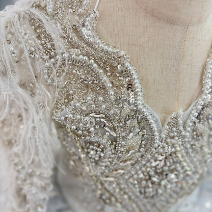 Luxury Princess Girl Wedding Dress for Wedding Birthday Party J066