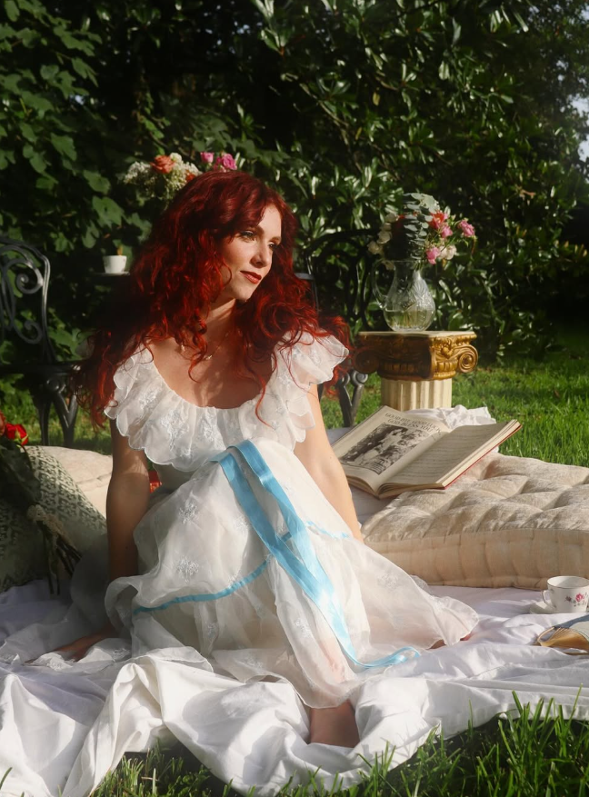 Princess A Line Off the Shoulder Embroidered White Tulle Party Dress Evening Dress SH2780