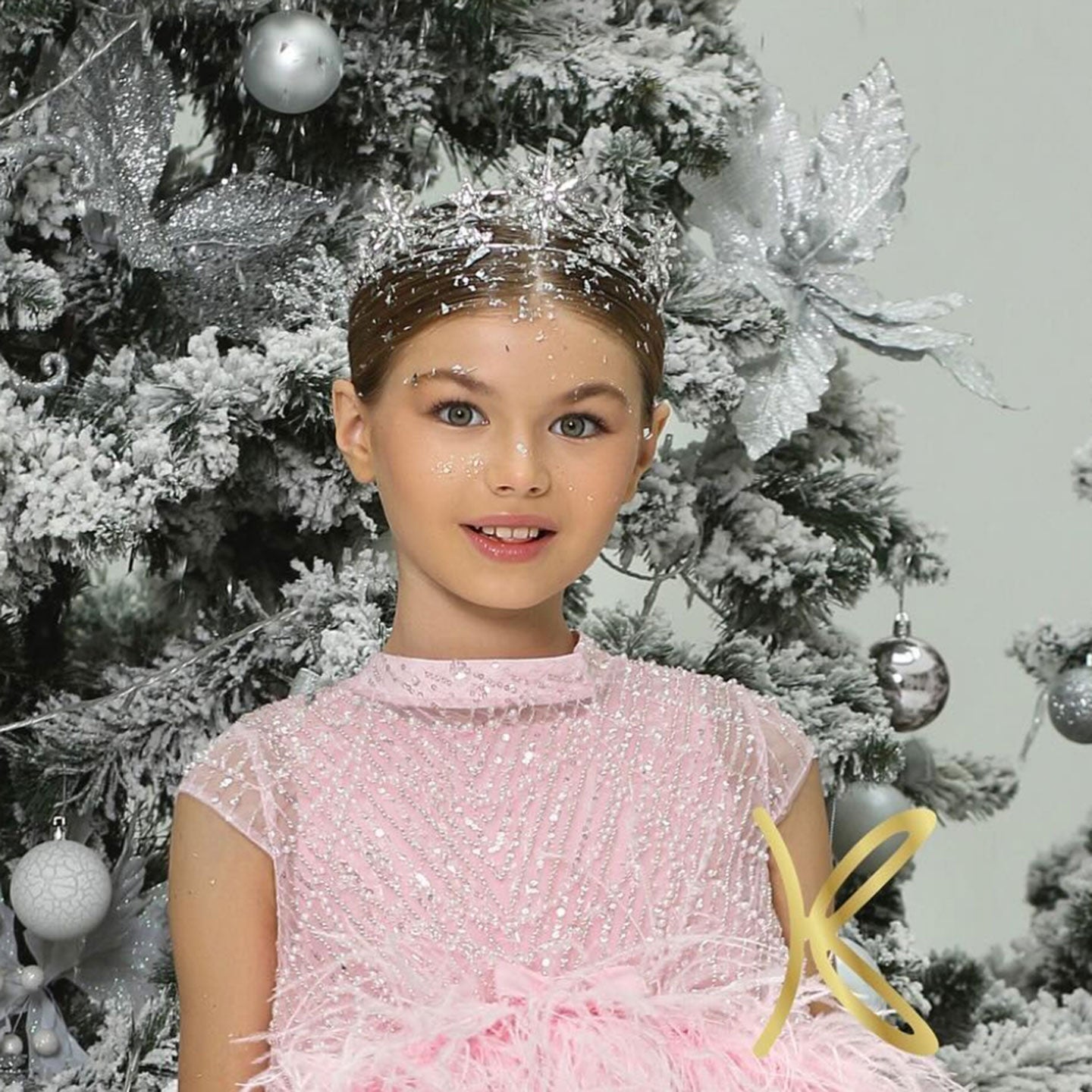 Girls' dress tiara Children's tiara Headband for Birthday Party W012