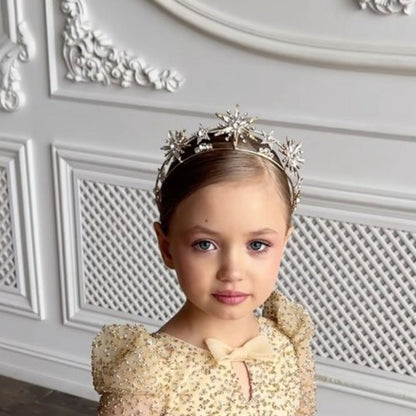 Girls' dress tiara Children's tiara Headband for Birthday Party W012