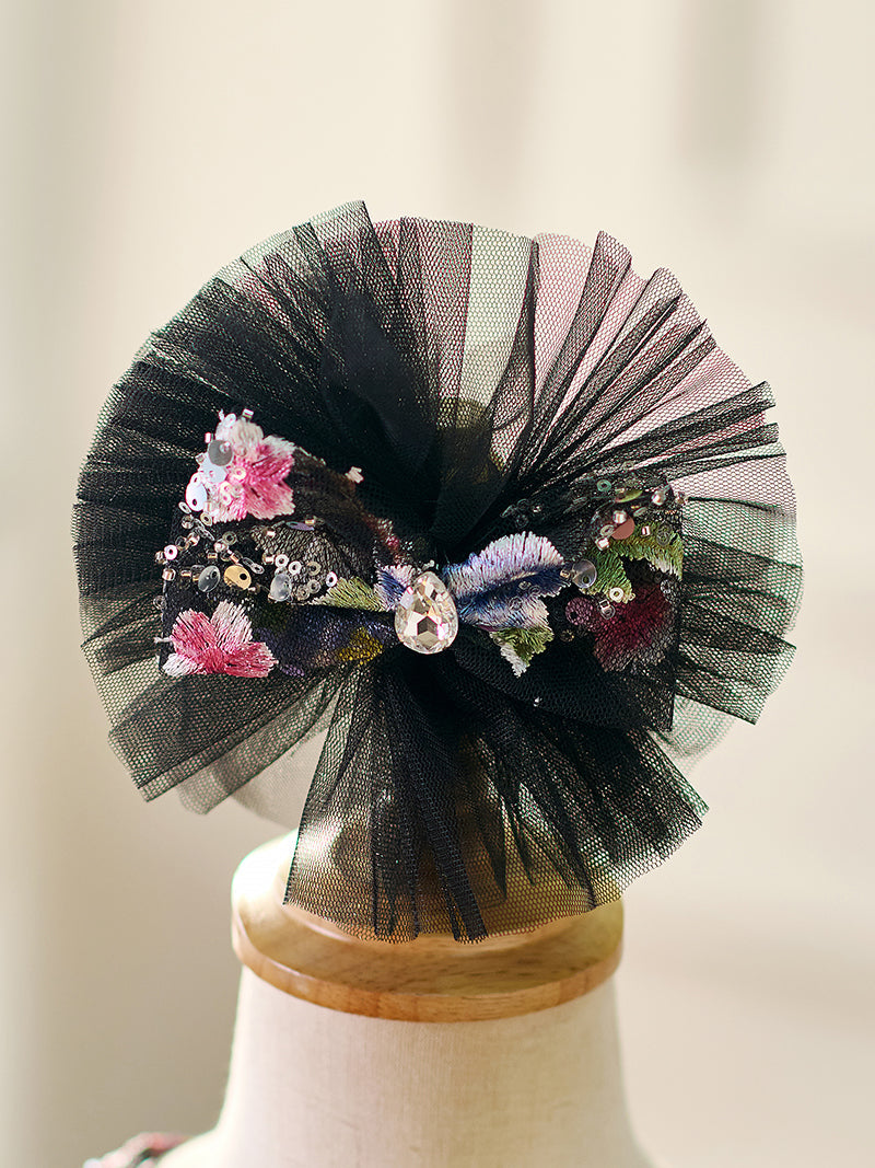 Black Baby Long Sleeve Adorable Knee Length Girl Dress J057