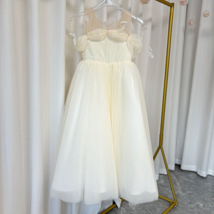 Elegant White Dubai Girl Dress Pearls Feathers Long Ball Prom Gown J149