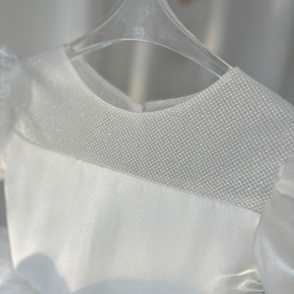 Girl Dress Puffy Sleeve for Kids Princess Birthday Wedding Party J373