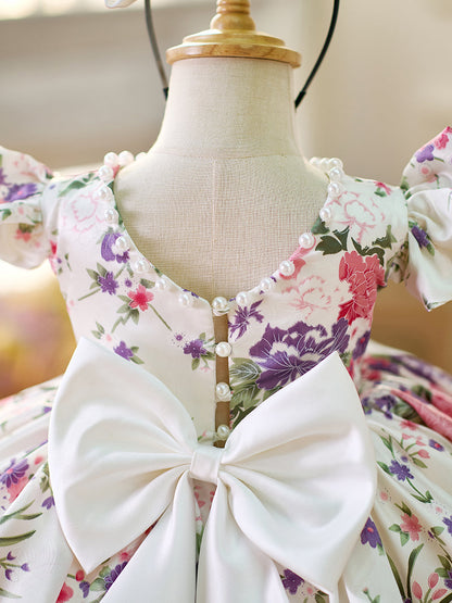 Lilac Baby Adorable Knee Length Birthday Girl Dress J050