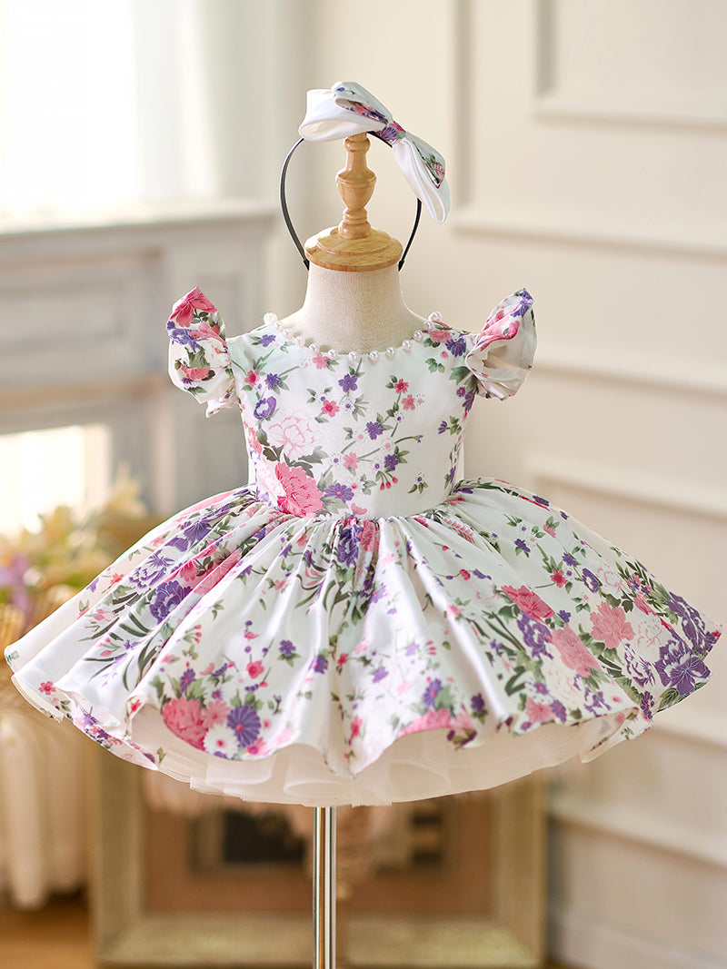 Lilac Baby Adorable Knee Length Birthday Girl Dress J050
