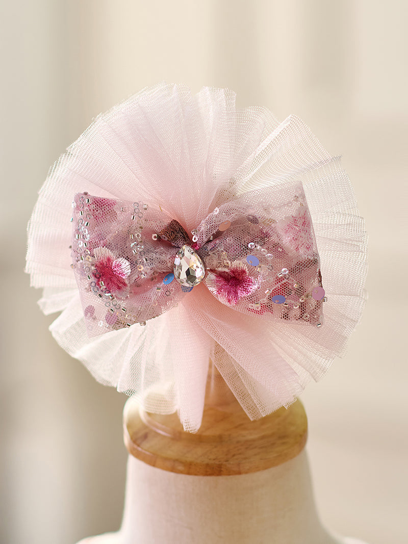 Pink Baby Lace Long Sleeve Adorable Baby Birthday Girl Dress J054