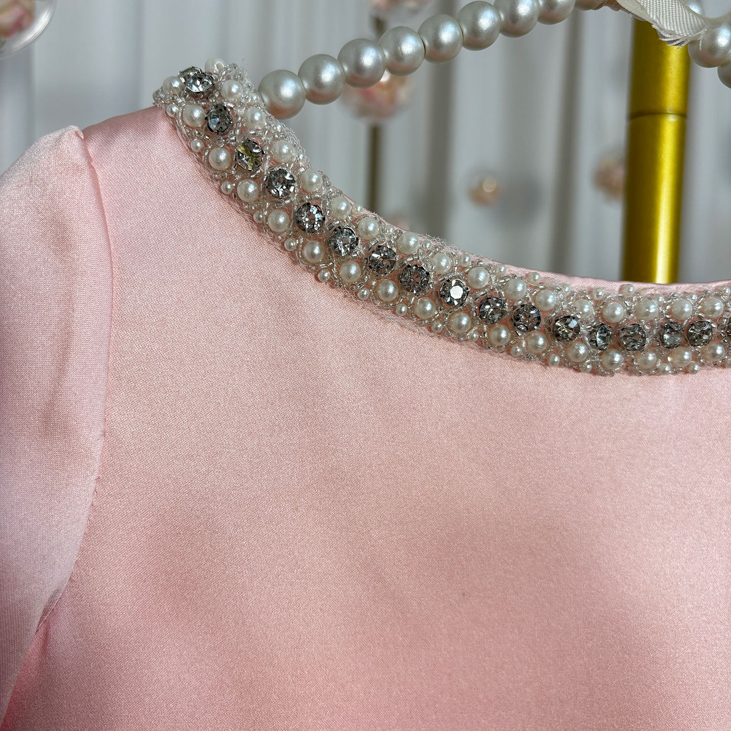 White Satin First Communion Weddding Party Girl Dress J297