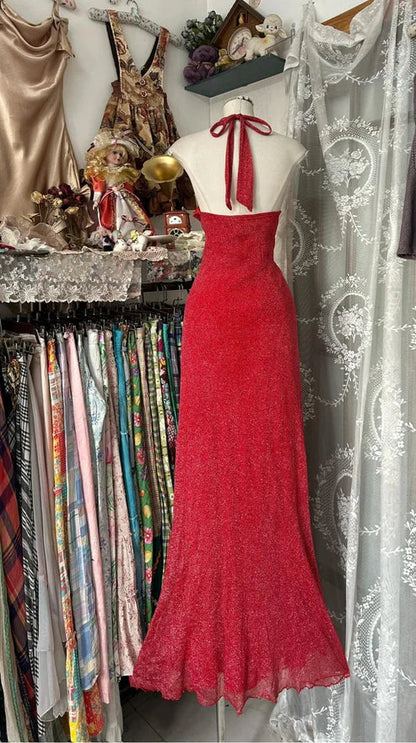 Black/Red Sweet Vintage Fashion Backless Long A-Line Chiffon Tulle Ball Gown Evening Dress Birthday Dress gh4244