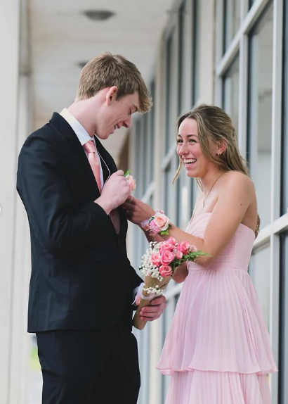 Elegant Strapless Pink A-Line Tiered Ankle-Length Prom Dress Bridesmaid Dress TP2395