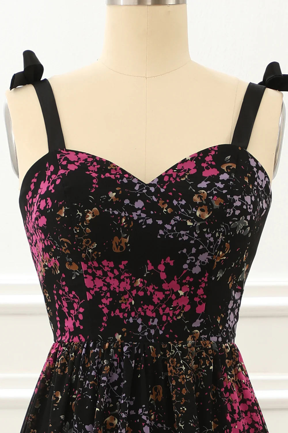 Burnout Velvet Black Prom Dress