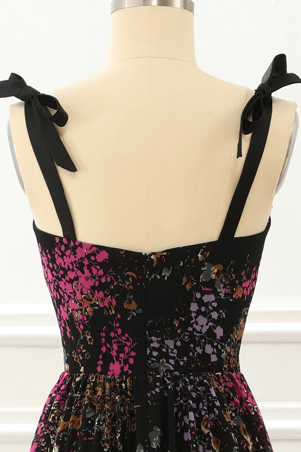 Burnout Velvet Black Prom Dress