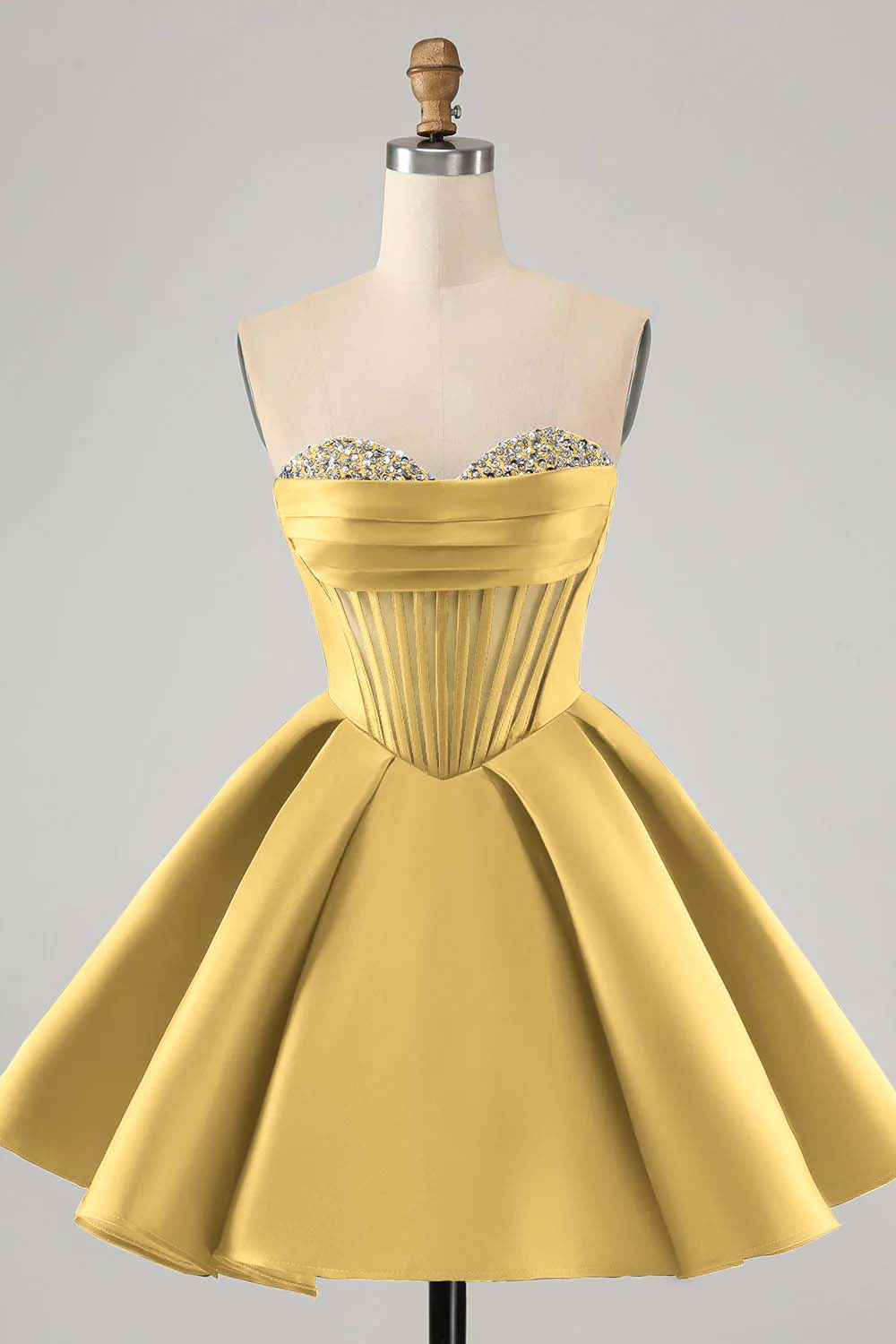 Hellodresses Fuchsia Sweetheart Sleeveless A Line Short Homecoming Dress With Sequins