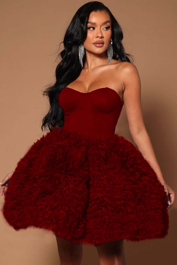 Black Strapless Sleeveless Short Homecoming Dress With Tulle HC0180