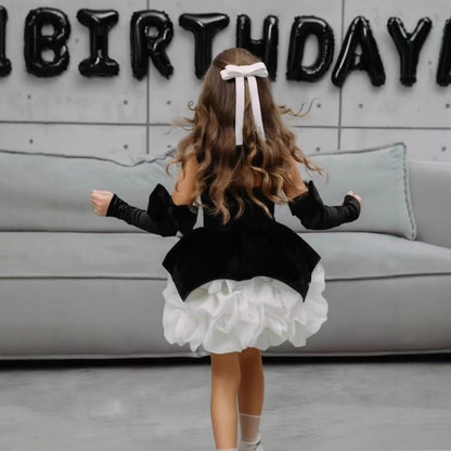 Dreamy Princess Girl Dress with Flowers for Party Pageant J593