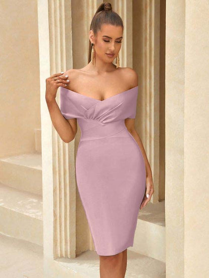 Sleeveless Off the Shoulder Strapless Short Homecoming Dress HC0136
