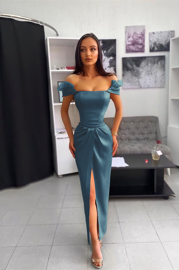 Lotus Root Pink Prom Dress Mermaid Strapless with Pleated Ruffles ED0569